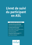 Livret de suivi du participant en ASL vignette