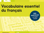 Vocabulaire essentiel du français A1-A2 vignette